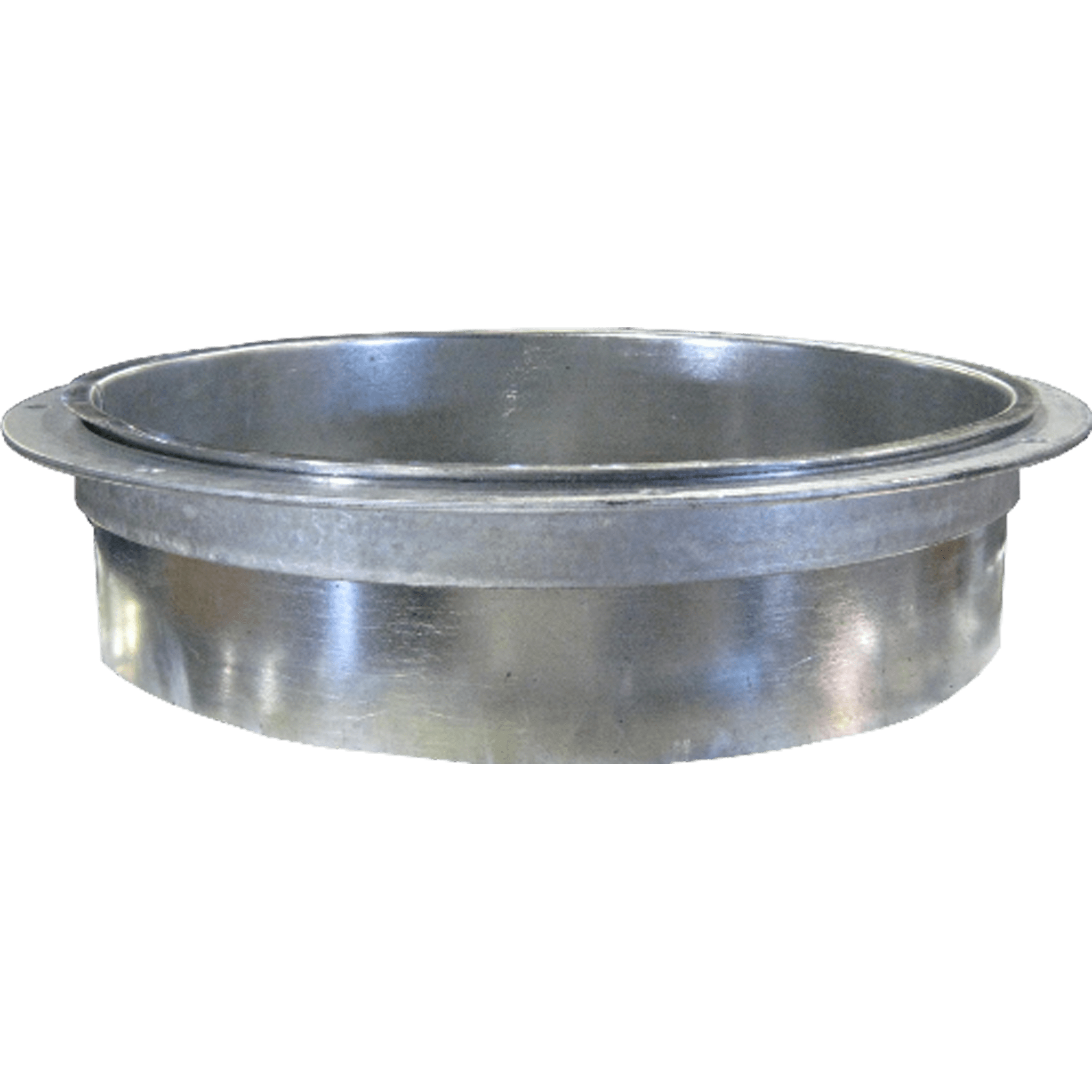 Side view of Large Angle Ring Flange.